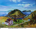 Summer Days at Tors Cove-2, Oil on Canvas